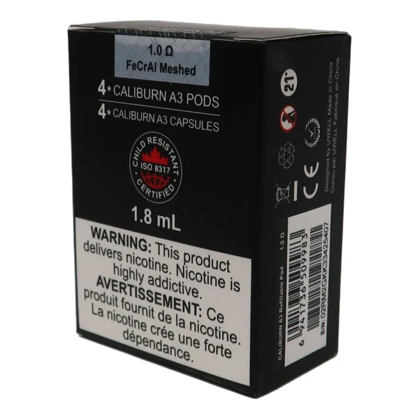 UWELL -CALIBURN A3 REPLACEMENT PODS 4PACK