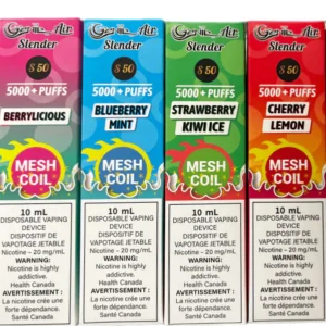 GENIE AIR SLENDER MESH COIL DISPOSABLE 5000 PUFF
